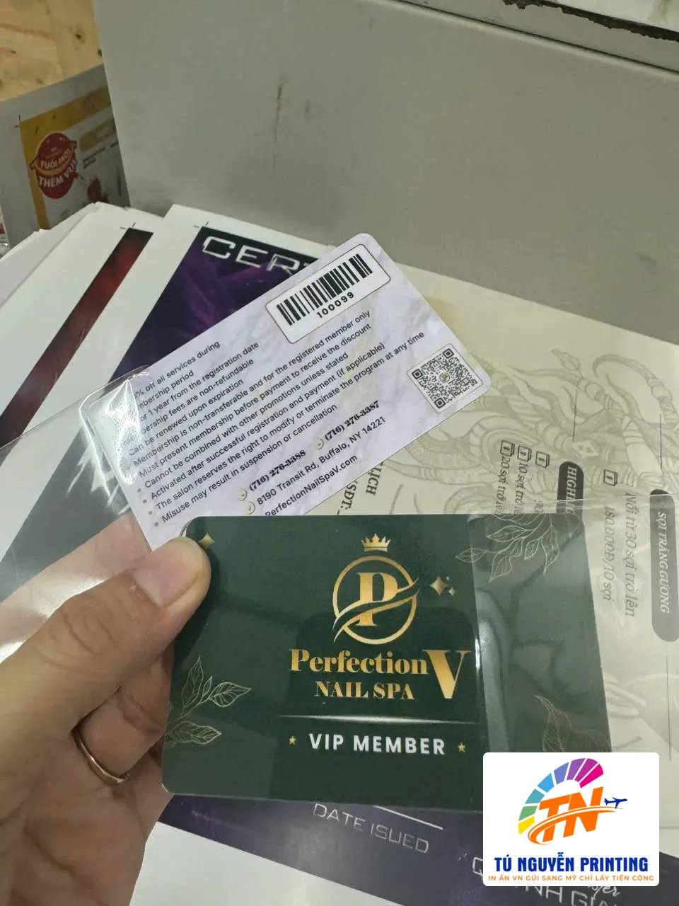 Gift Card nhựa PVC 5