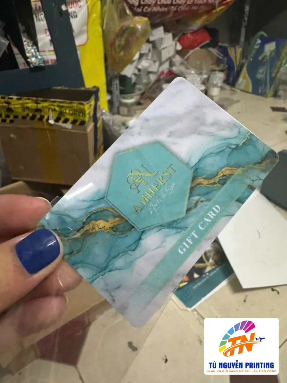Gift Card nhựa PVC – mẫu in của Tú Nguyễn Printing
