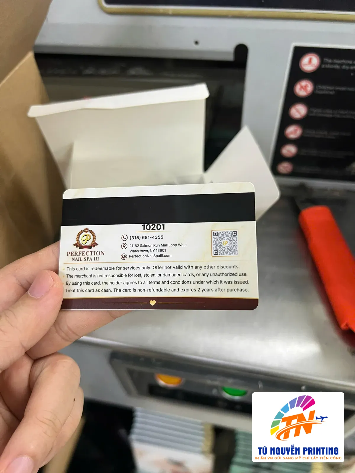 Gift Card nhựa PVC 6