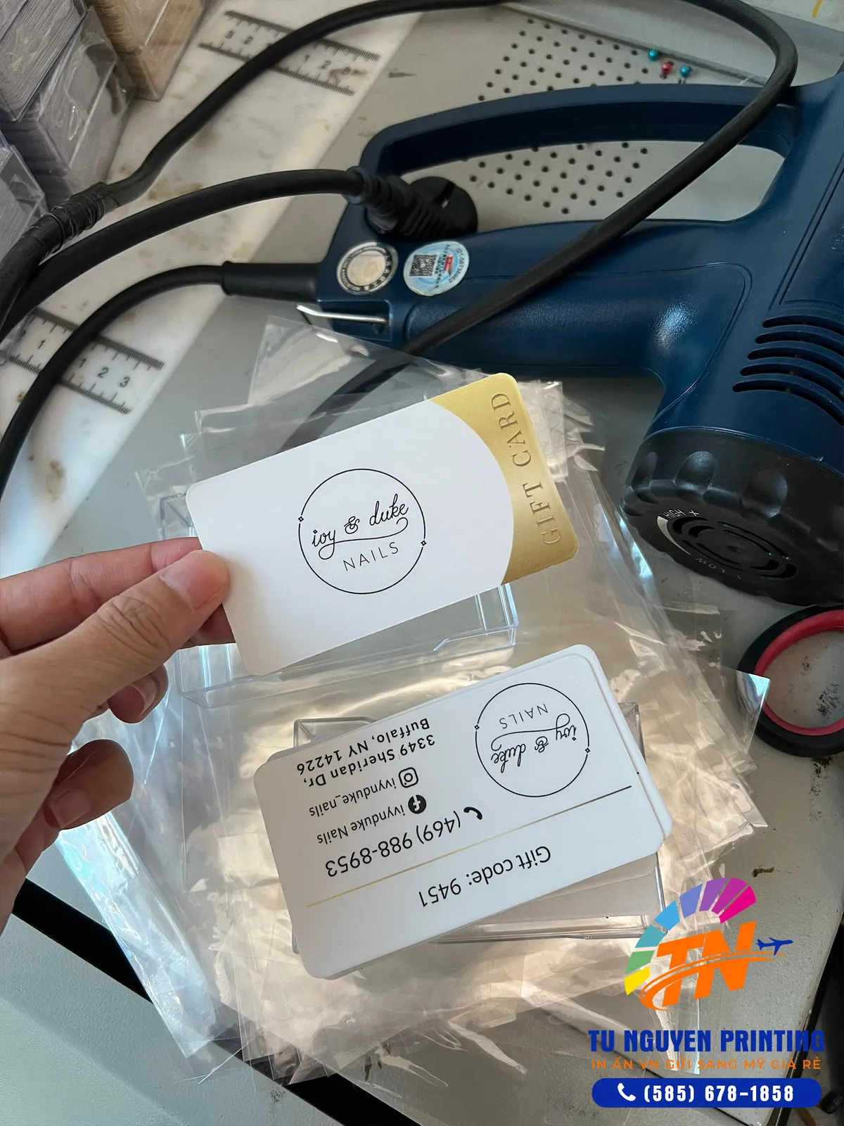 Gift Card nhựa PVC 12