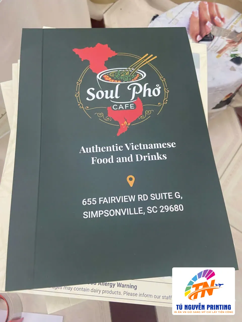Menu Book tiệm nail 5